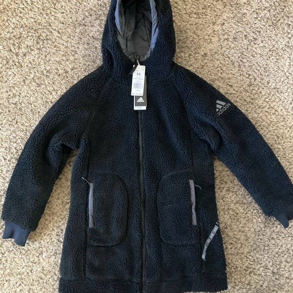 Adidas Originals Women’s REVERSIBLE SHERPA Jacket - Picture 6 of 8